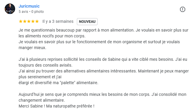 Avis Google Julien